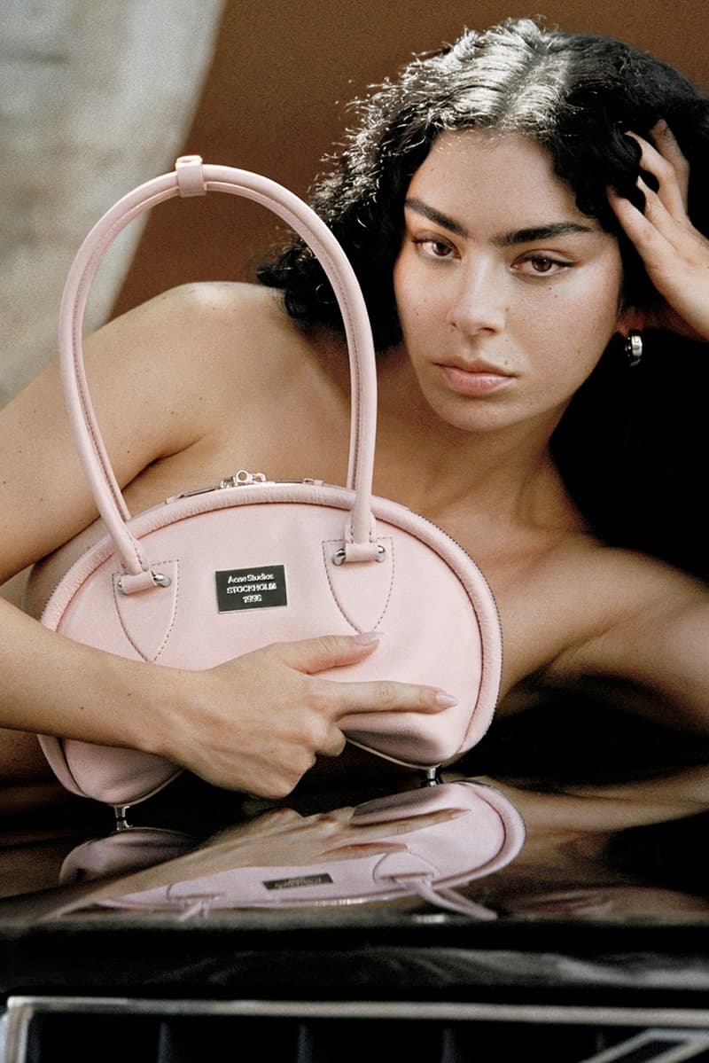 charli xcx acne studios denim jeans bags woman naked body mirror