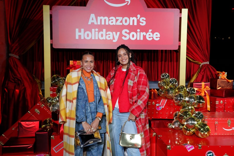 amazon beauty holiday soirée new york city nyc event evening exclusive beauty brands skincare influencers 