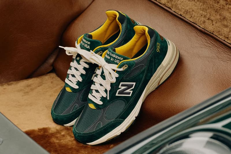 Aimé Leon Dore, New Balance, Sneakers, Green, Yellow, White, Suede