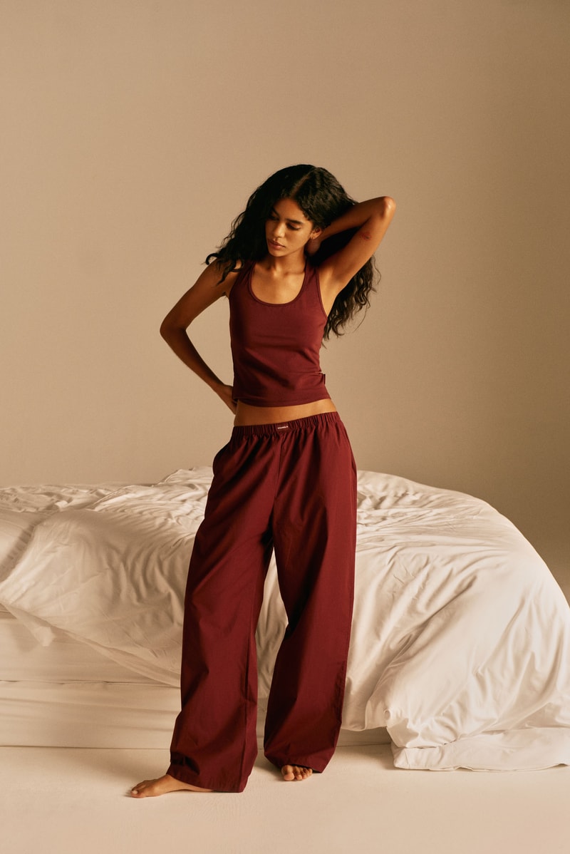 adanola loungewear sports bra pants burgundy pink pyjamas shorts socks top girl