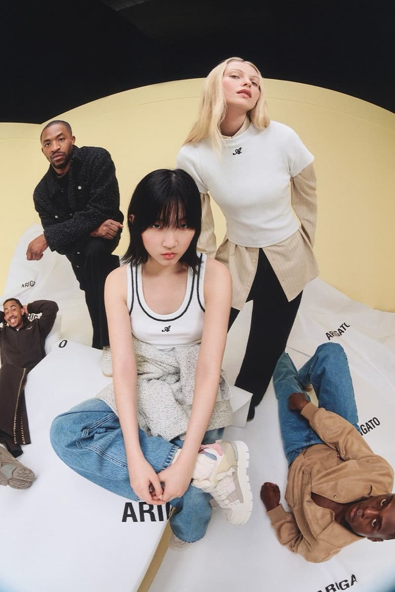 axel arigato shoebox sneakers holiday dinner friends family