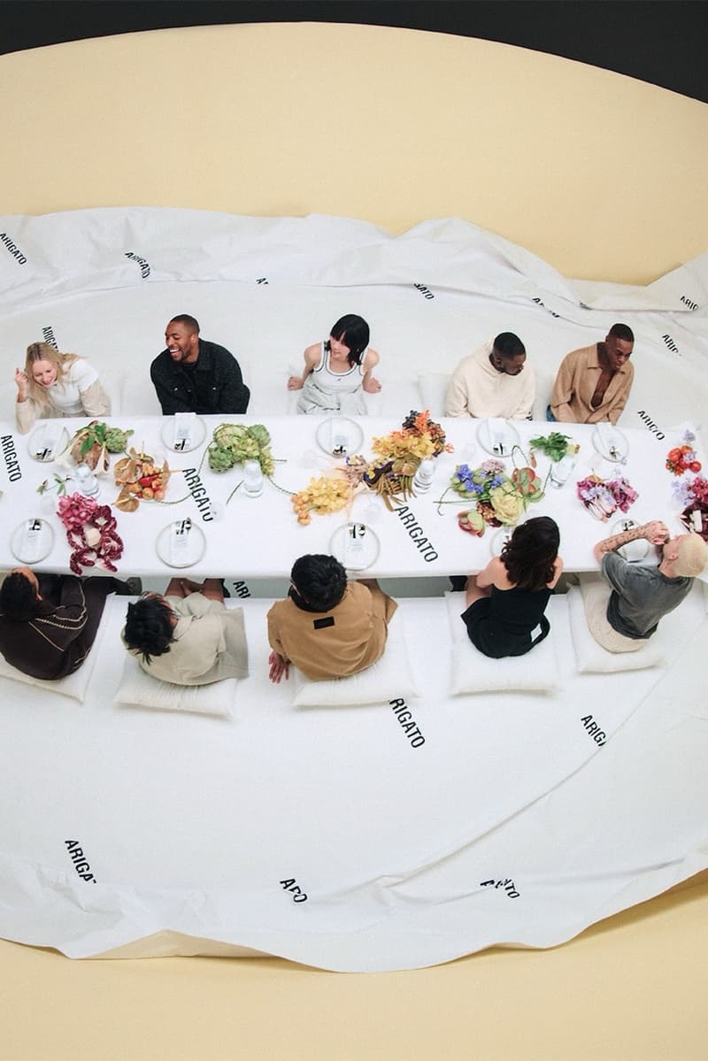 axel arigato shoebox sneakers holiday dinner friends family