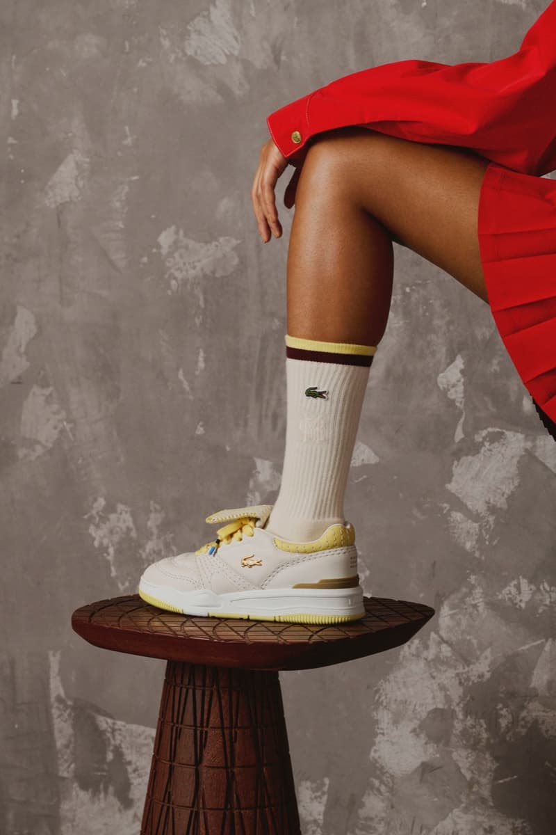 lacoste red track top woman clothing black leather