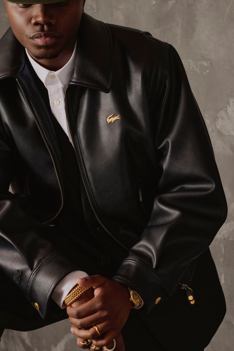 lacoste red track top woman clothing black leather