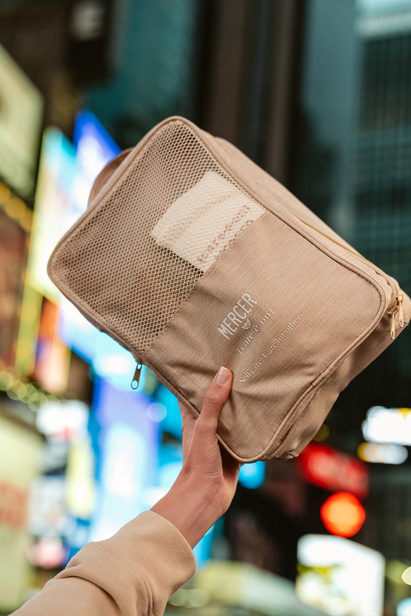 The Mercer Brand, Care.ē.on, "Re-Run Sneaker", Skincare, Travel, Pink, White  