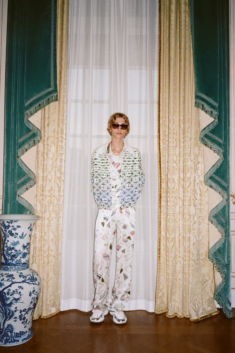 casablanca resort clothes silk models