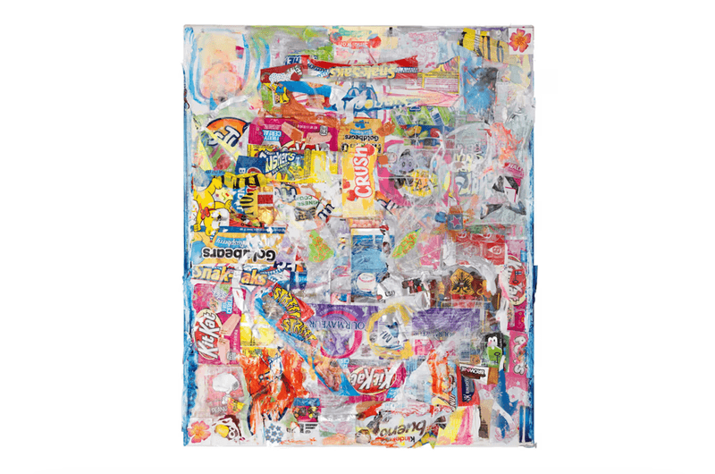 heaven marc jacobs art exhibition los angeles girl thong painting deer animal nature