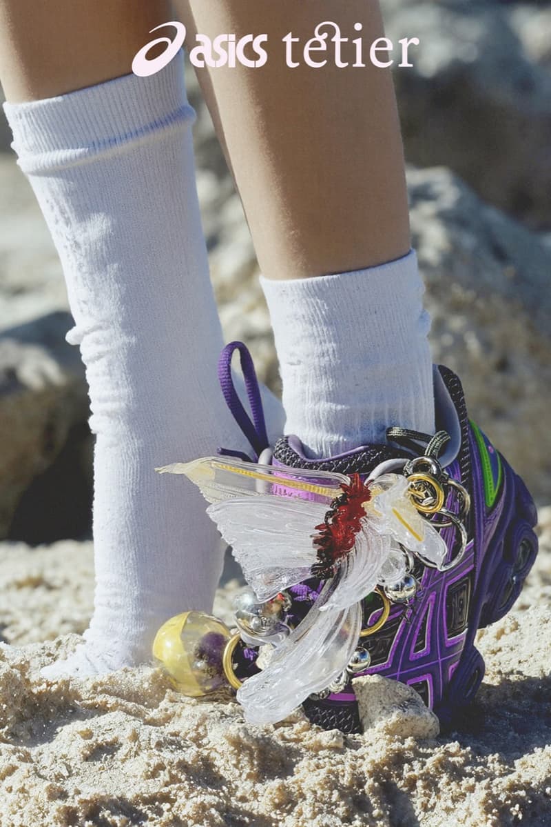 asics florence tetier pink sneakers girl pool 