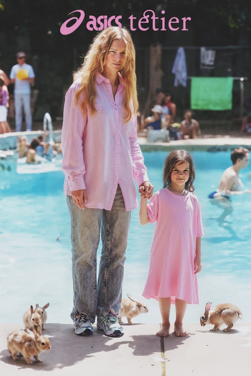 asics florence tetier pink sneakers girl pool 