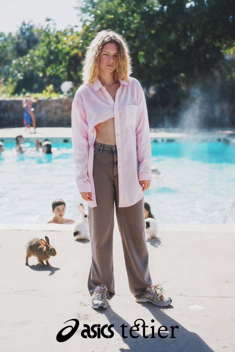 asics florence tetier pink sneakers girl pool 