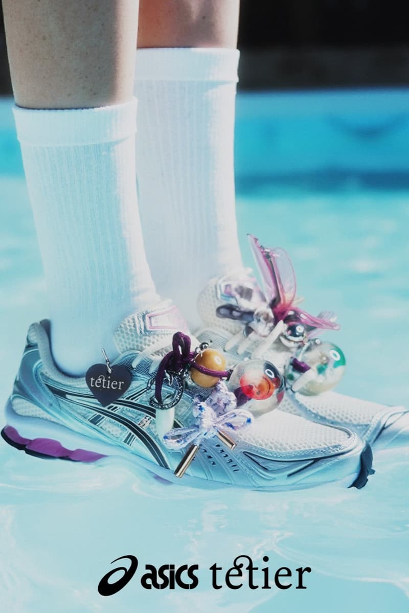 asics florence tetier pink sneakers girl pool 
