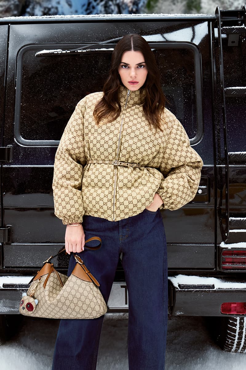 Kendall jenner solange tina knowles gucci holiday gift christmas family monogram 