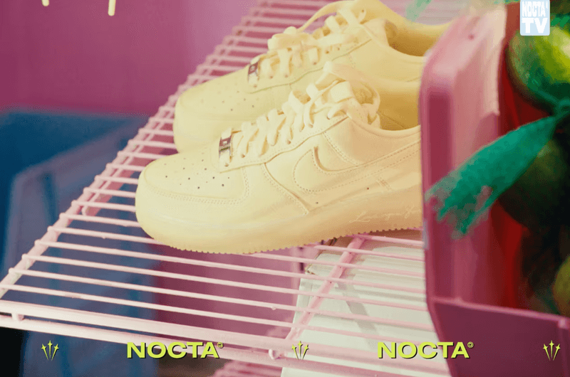 latto sha'carri richardson nocta nike shop christmas tech fleece air force 1 sneakers yellow blue