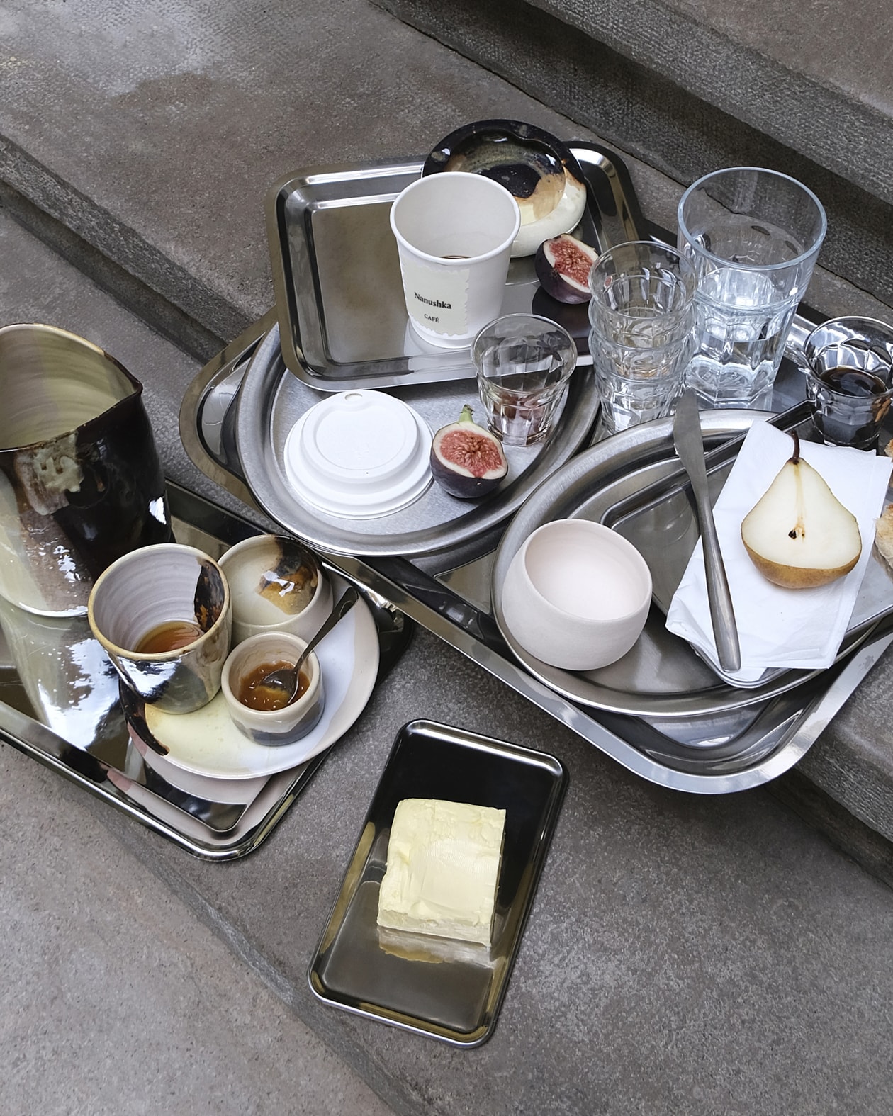 coffee culture cafes rimowa nanushka branded cups beans shops alaia