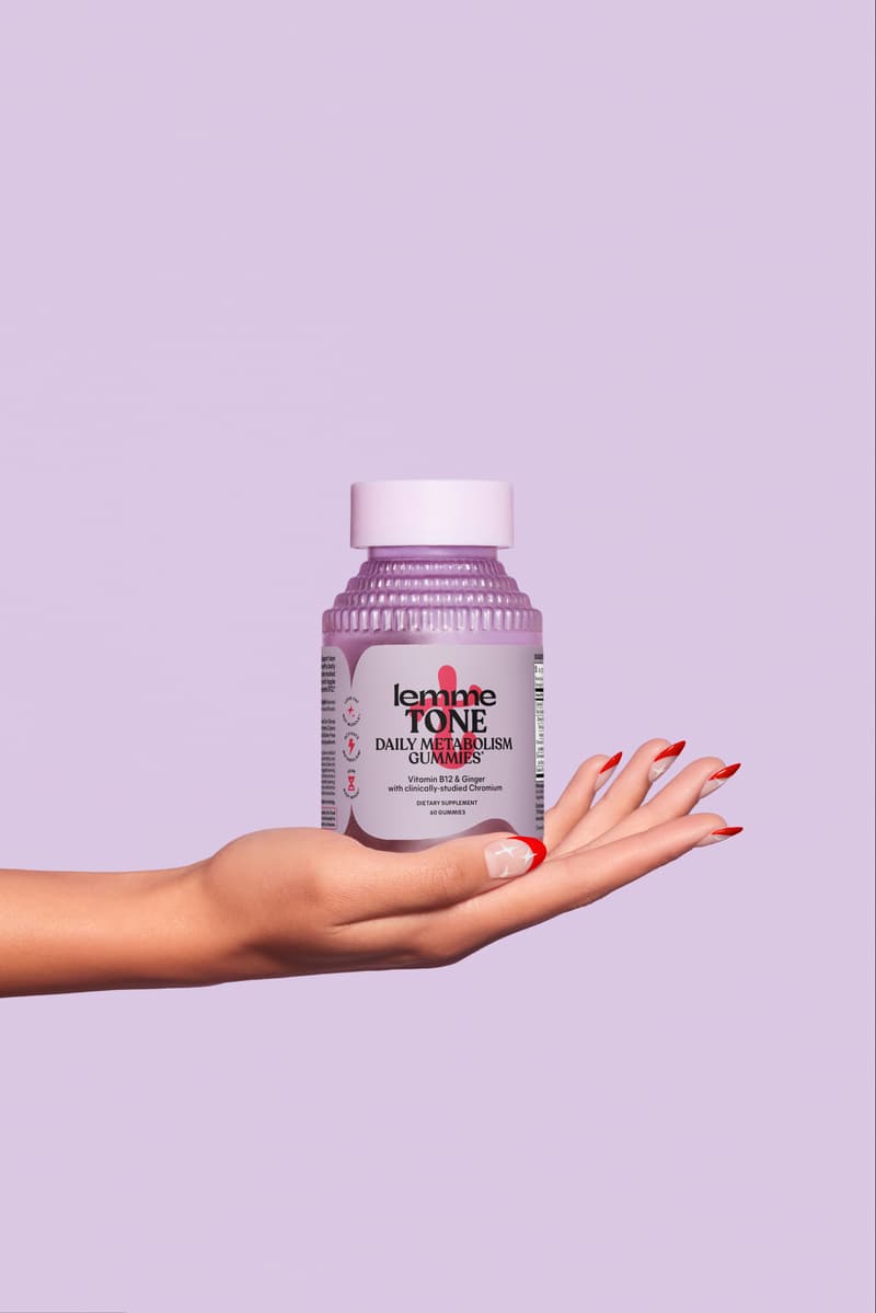 kourtney kardashian posing on top of a lemme vitamin, lemme tone supplement, health, fitness, wellness