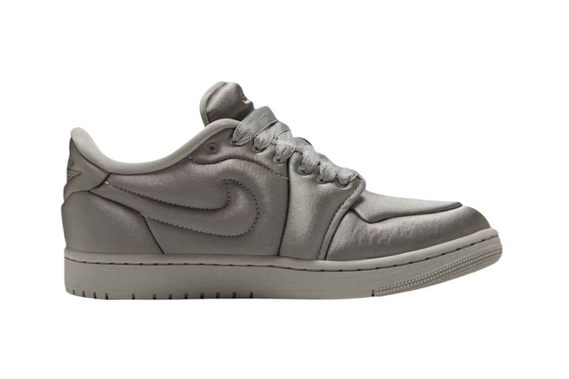 Air Jordan 1, Low MM, Satin Pink, Satin Grey, Nike, Footwear, Sneakers