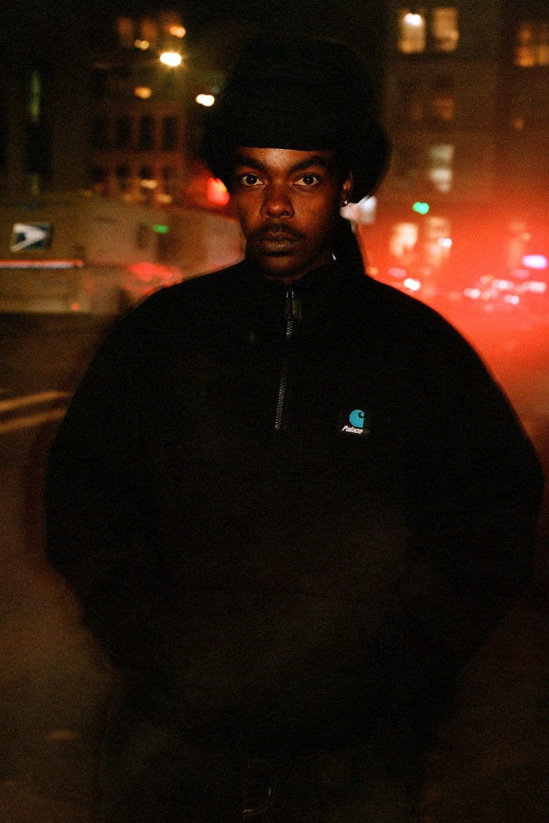 palace carhartt wip black tote bag gloves c logo 