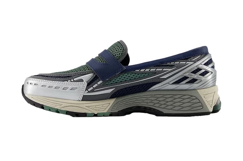 New Balance, 1906L, Silver Metallic/Navy/Dark Juniper, Loafer, Footwear, Shoes