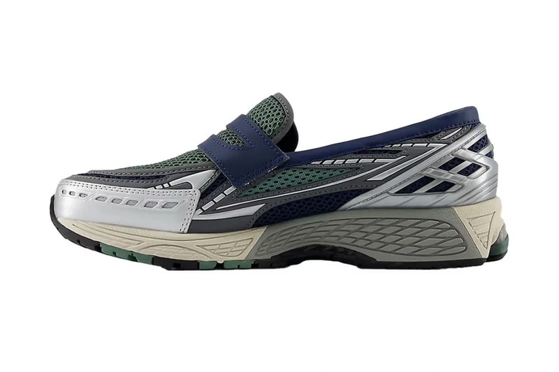 New Balance, 1906L, Silver Metallic/Navy/Dark Juniper, Loafer, Footwear, Shoes