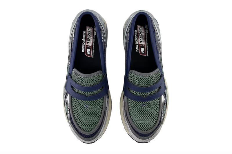 New Balance, 1906L, Silver Metallic/Navy/Dark Juniper, Loafer, Footwear, Shoes