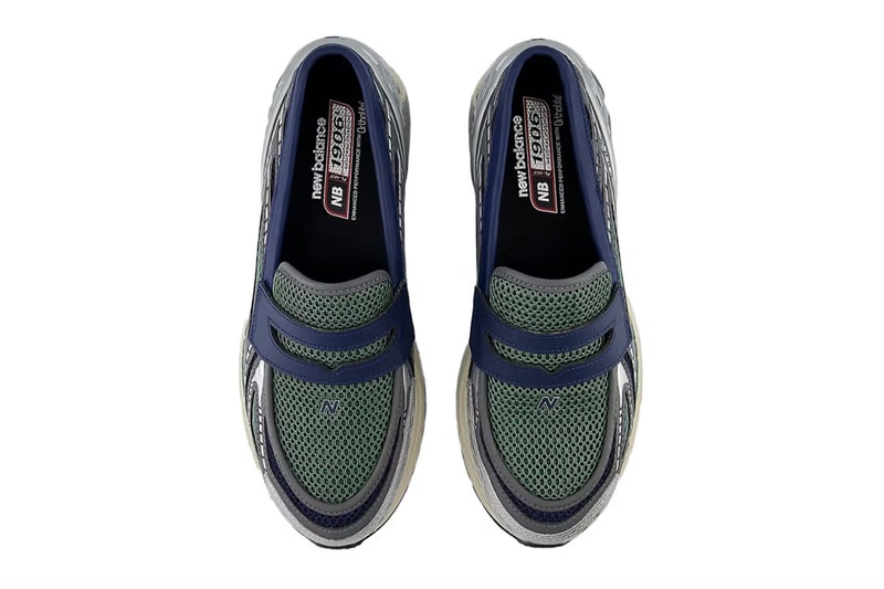 New Balance, 1906L, Silver Metallic/Navy/Dark Juniper, Loafer, Footwear, Shoes