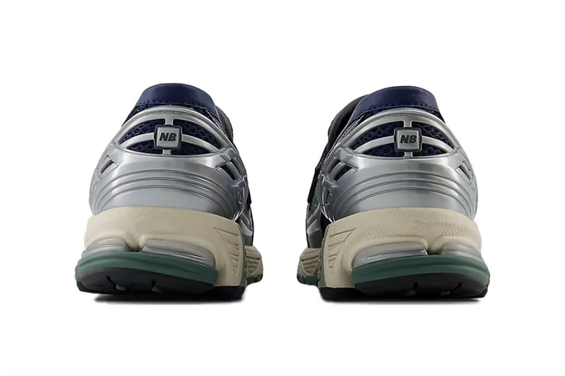 New Balance, 1906L, Silver Metallic/Navy/Dark Juniper, Loafer, Footwear, Shoes