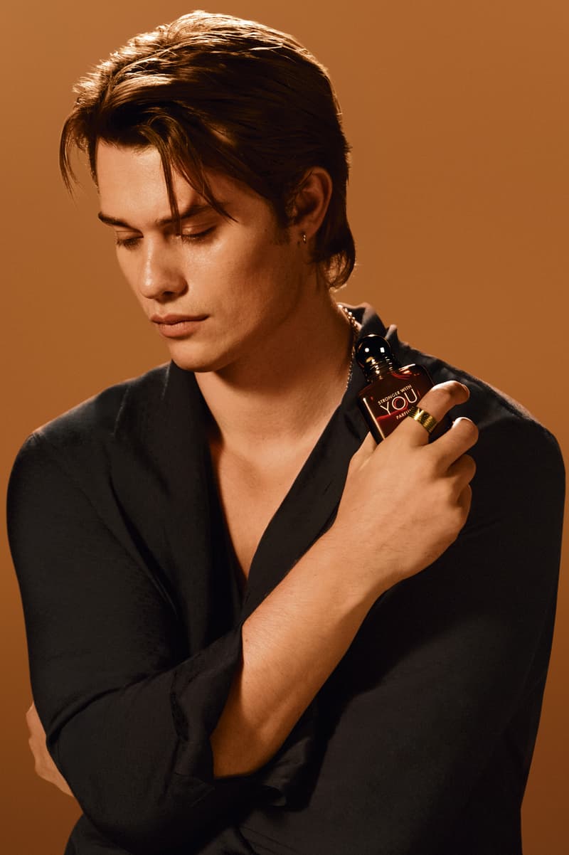  nicholas galitzine at a rave dancing with women, emporio armani fragrance stronger with you, perfume, cologne, beauty