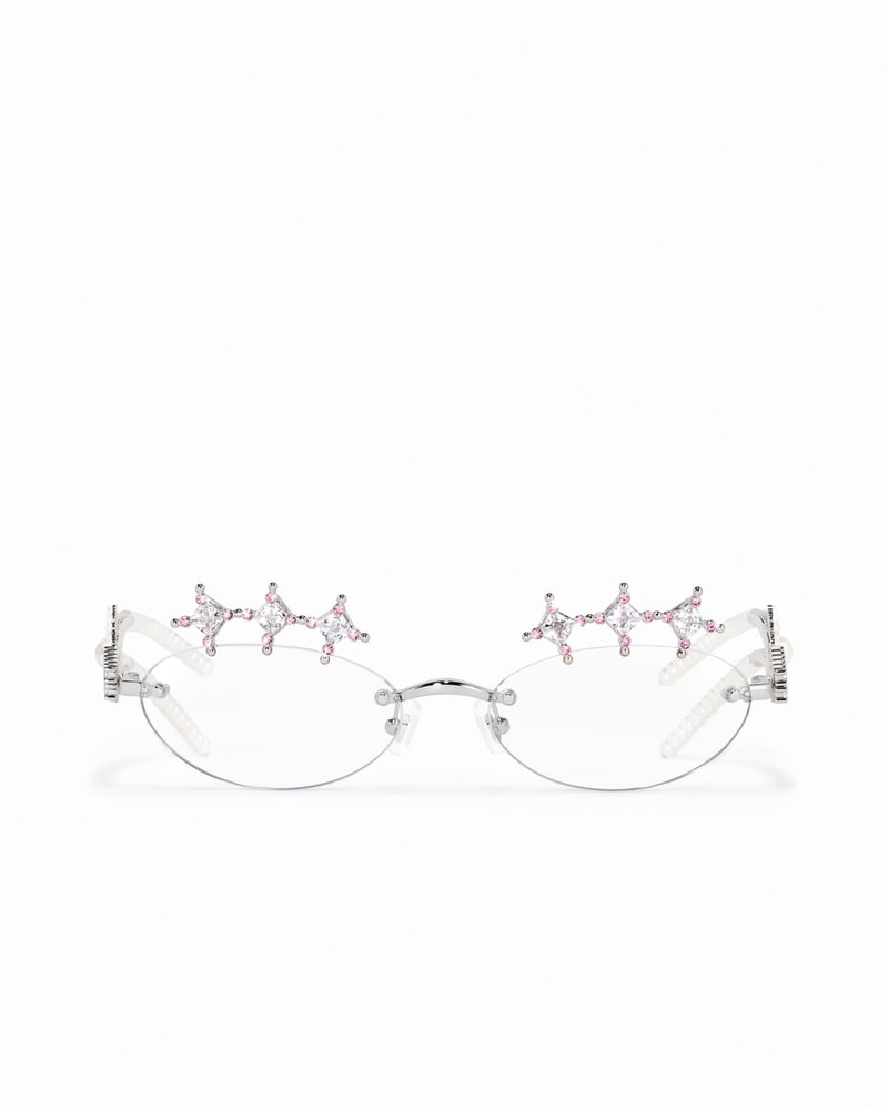 gentle monster jewelry glasses wire frames jewels black sunglasses necklace chains