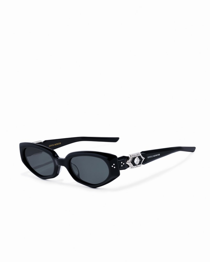 gentle monster jewelry glasses wire frames jewels black sunglasses necklace chains