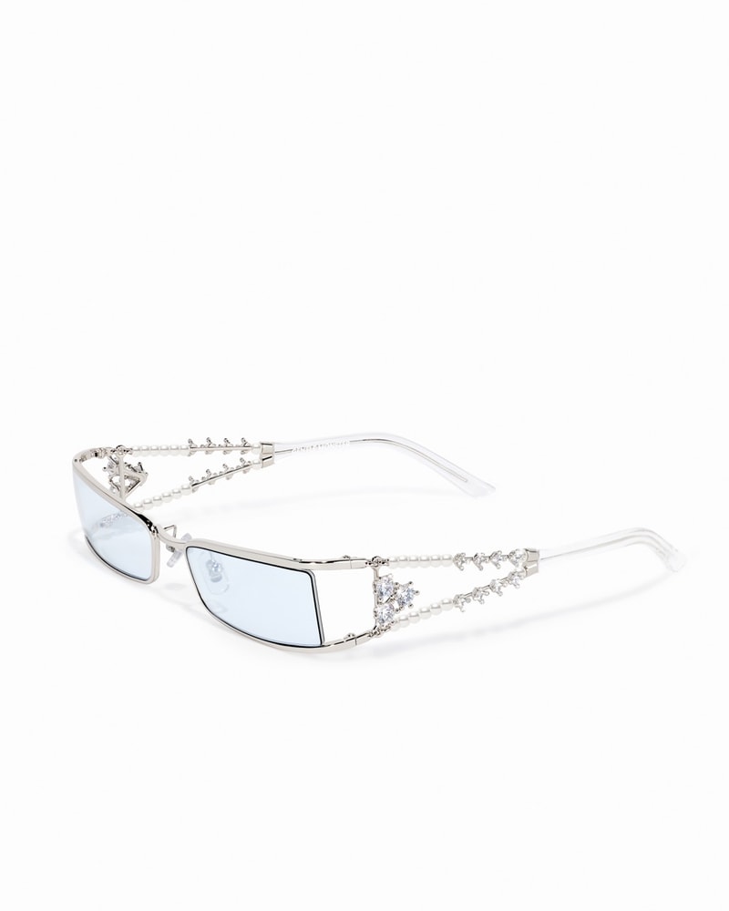 gentle monster jewelry glasses wire frames jewels black sunglasses necklace chains