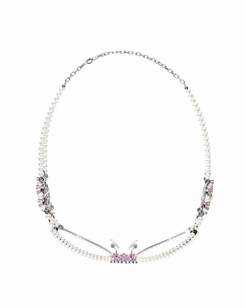 gentle monster jewelry glasses wire frames jewels black sunglasses necklace chains