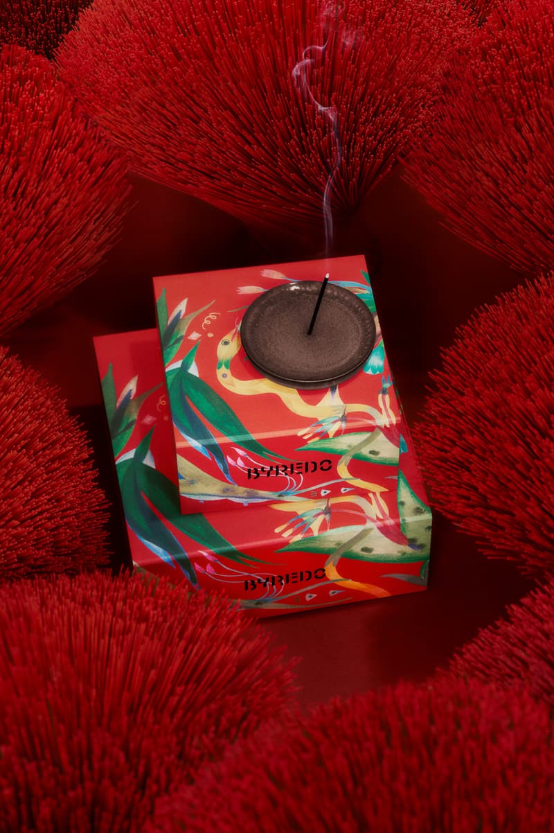 family celebrating lunar new year with fireworks in china, wei yijuan, fragrance, candles, byredo, beauty