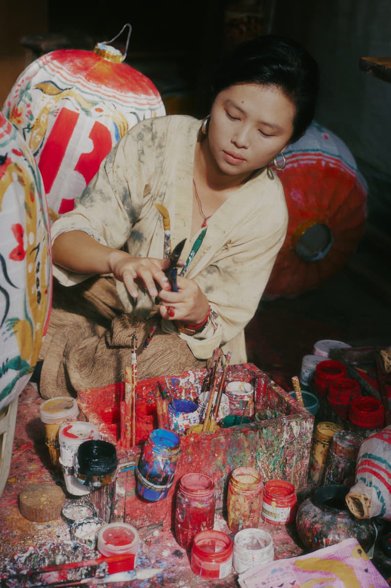 family celebrating lunar new year with fireworks in china, wei yijuan, fragrance, candles, byredo, beauty