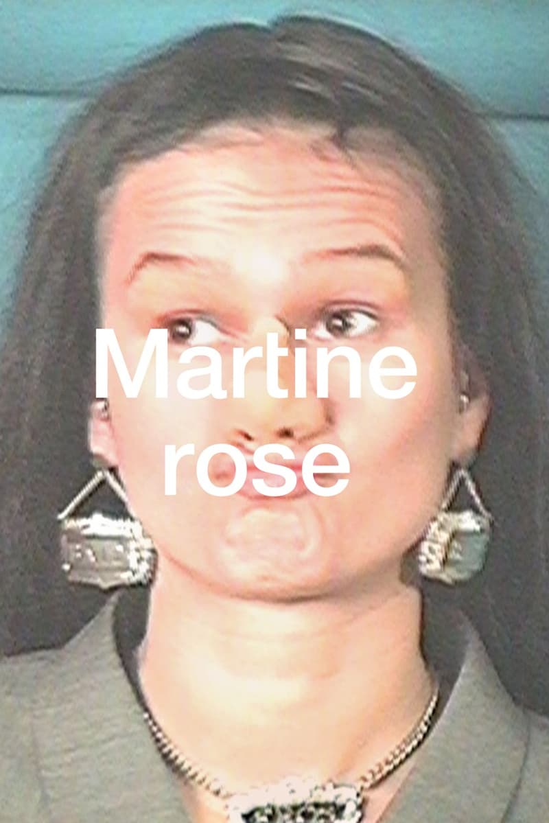 martine rose spring summer sharna osborn vhs cap models