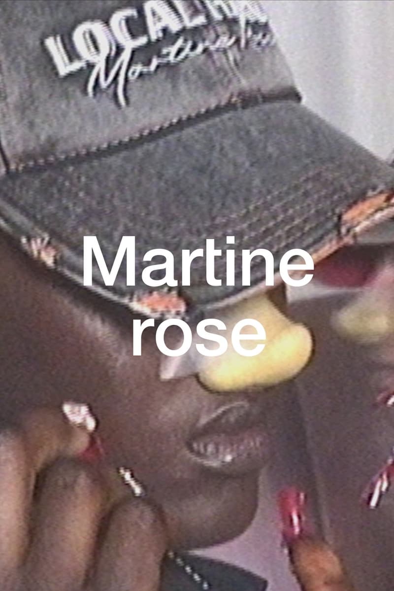martine rose spring summer sharna osborn vhs cap models