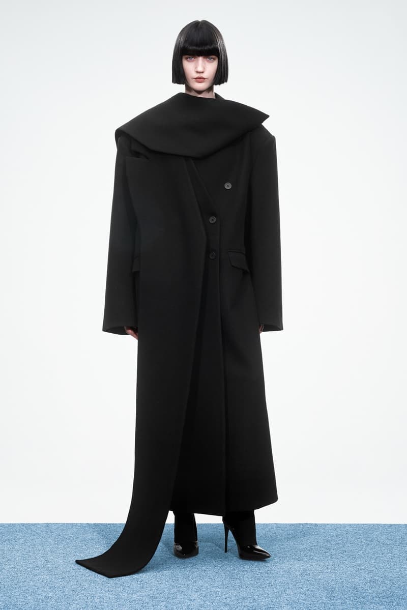 weekday limited edition collection woman girl lying down rug carpet black glossy