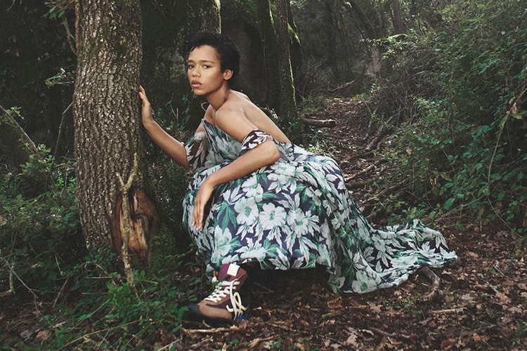 Taylor Russell Is a Vision in the Woods for LOEWE's SS25 Campaign
