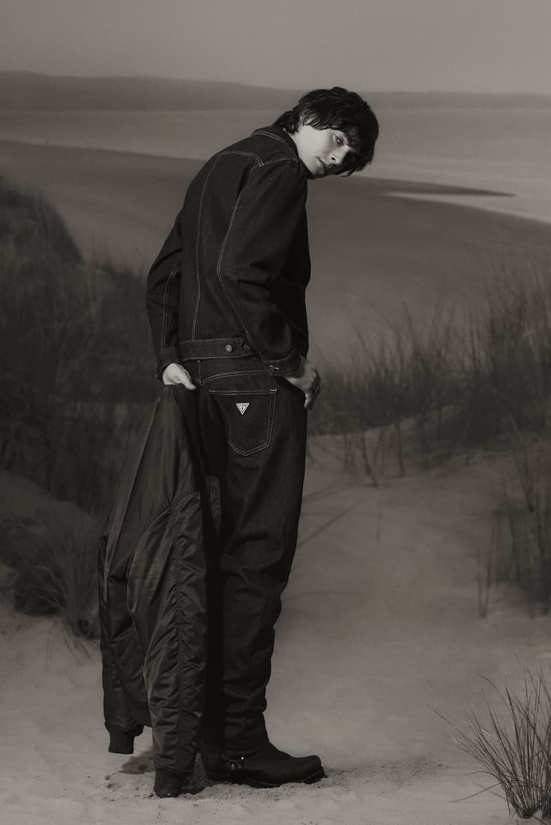 beabadoobee music artist musician girl lying down guess jeans denim jacket