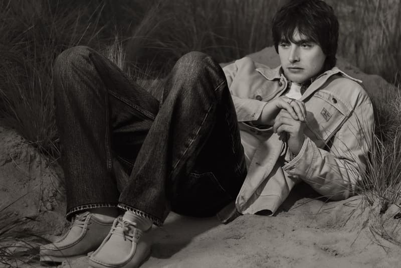 beabadoobee music artist musician girl lying down guess jeans denim jacket