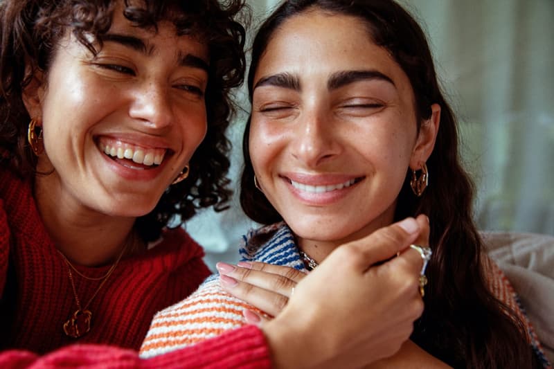 pilgrim jewelry girls necklaces rings gold silver laying down 