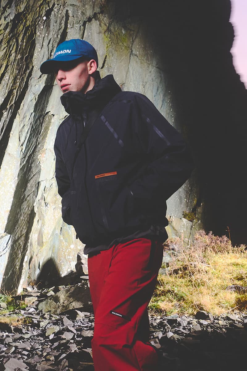 Salomon, Korea, Slate, Collection, Spring/Summer 2025, Gore-Tex, Slate Pants, Hiking Skirt, NOVA Slate Jacket, Black, Red, Grey, Green