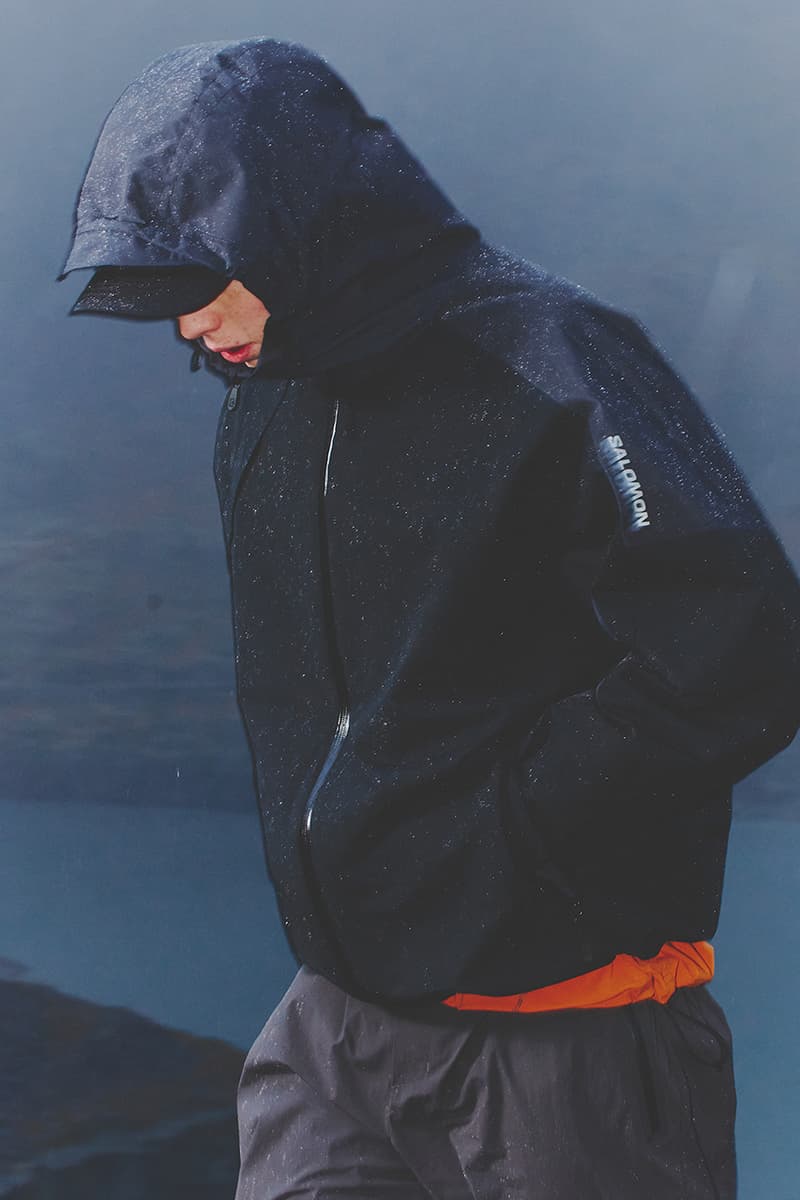 Salomon, Korea, Slate, Collection, Spring/Summer 2025, Gore-Tex, Slate Pants, Hiking Skirt, NOVA Slate Jacket, Black, Red, Grey, Green