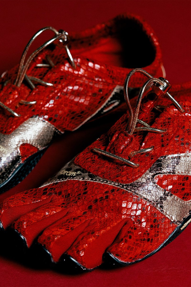 Vibram FiveFingers, Lunar New Year, Collection, Year of the Snake, KSO EVO, Red, Gold, Shoes, Snakeskin