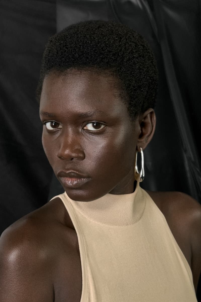 aeyde navy blue silver eyelet mules heels woman legs y2k pointy shoe