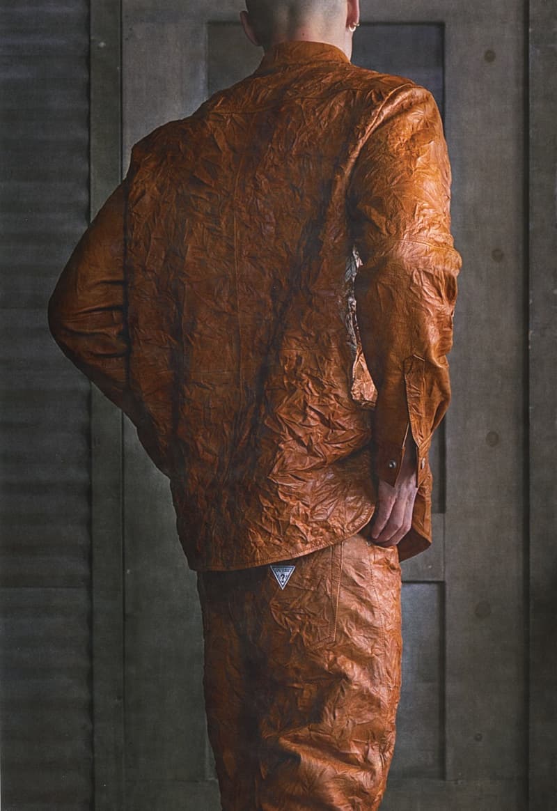 guess usa distressed denim fur boots jacket woman naked body nude