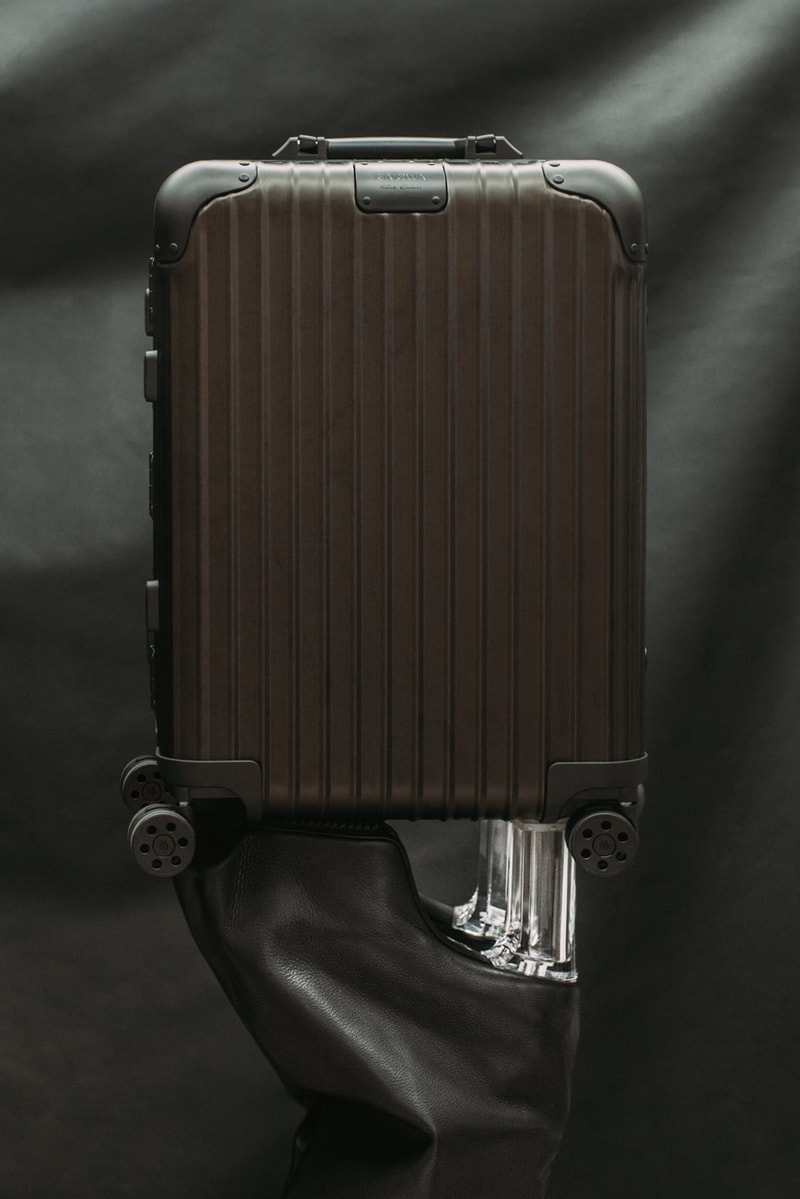 rimowa suitcase cabin bag bronze rick owens michele lamy