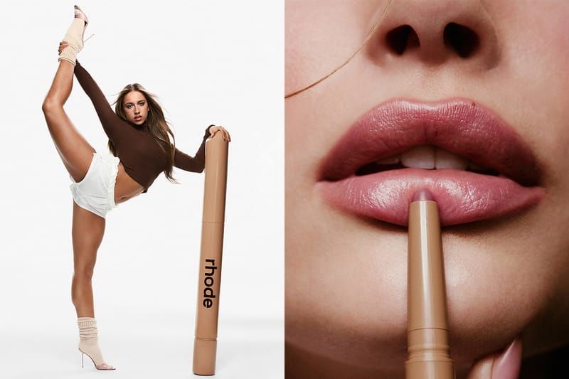 Tate McRae Stars In rhode's New "Peptide Lip Shape" Campaign