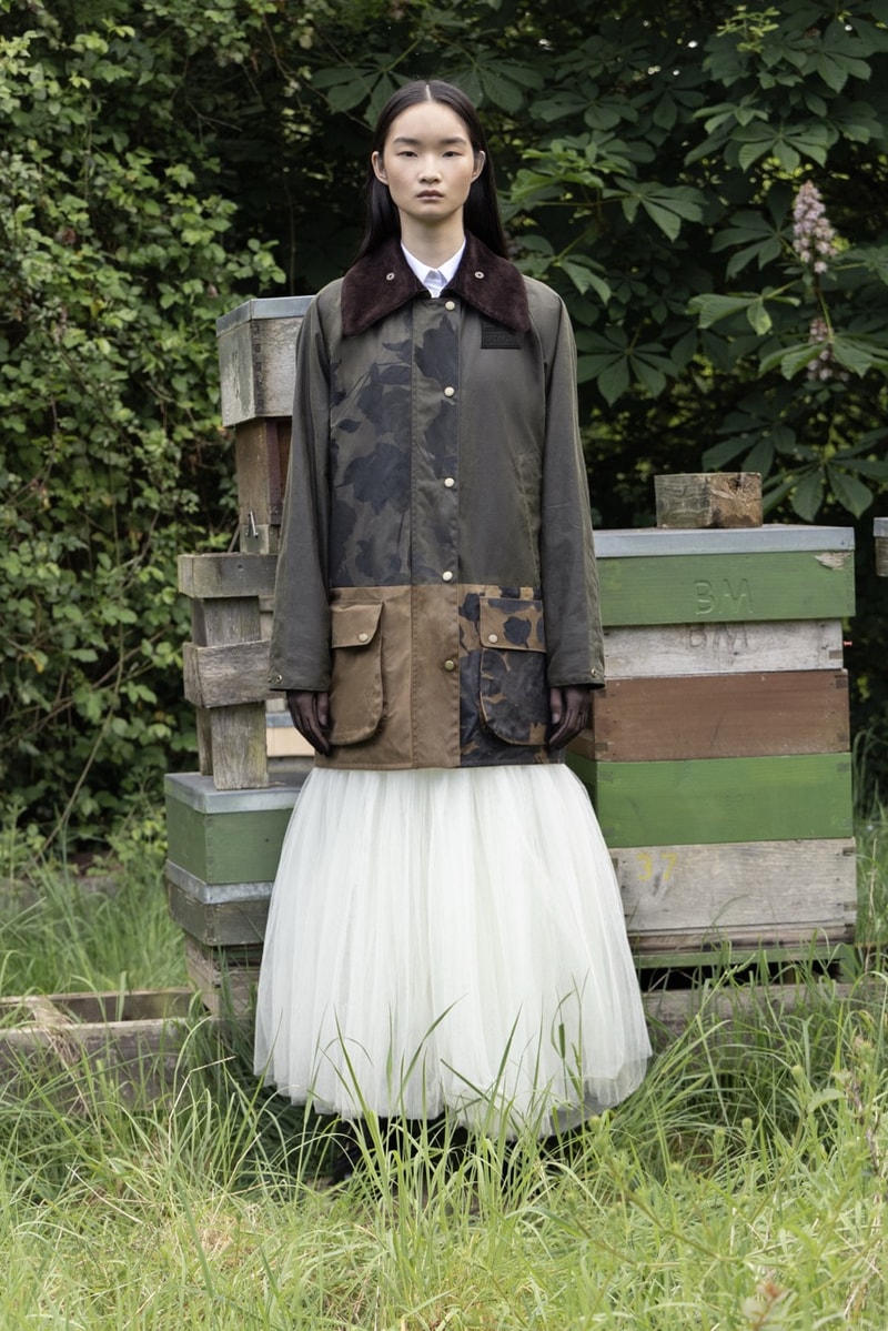 barbour erdem wax jackets coats floral print bloom 