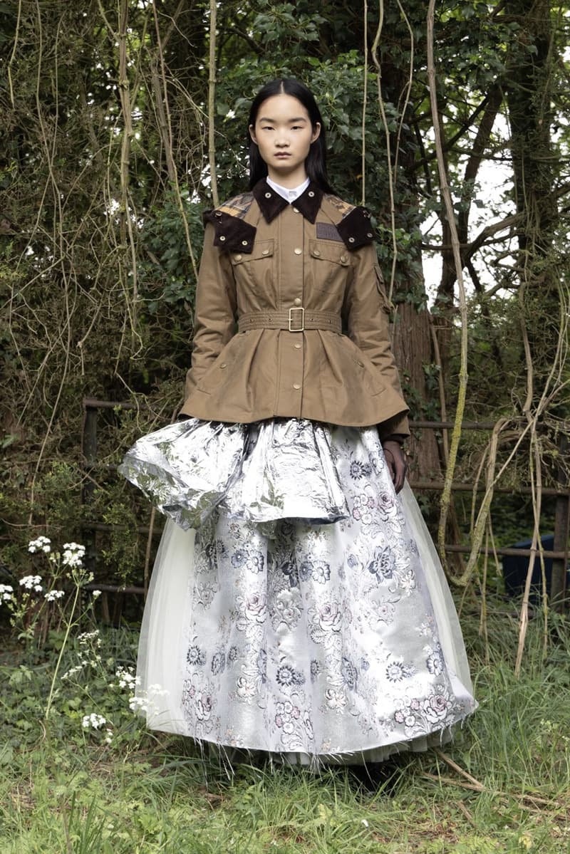 barbour erdem wax jackets coats floral print bloom 