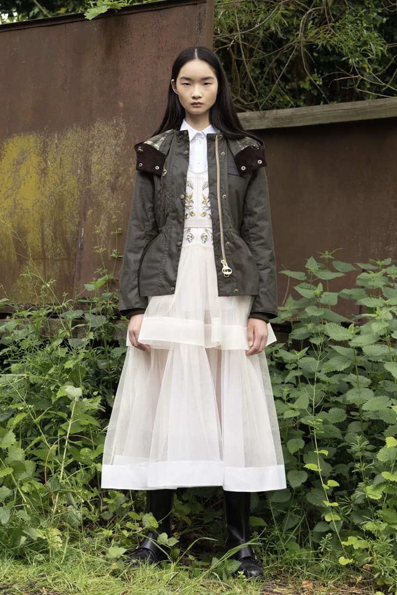 barbour erdem wax jackets coats floral print bloom 